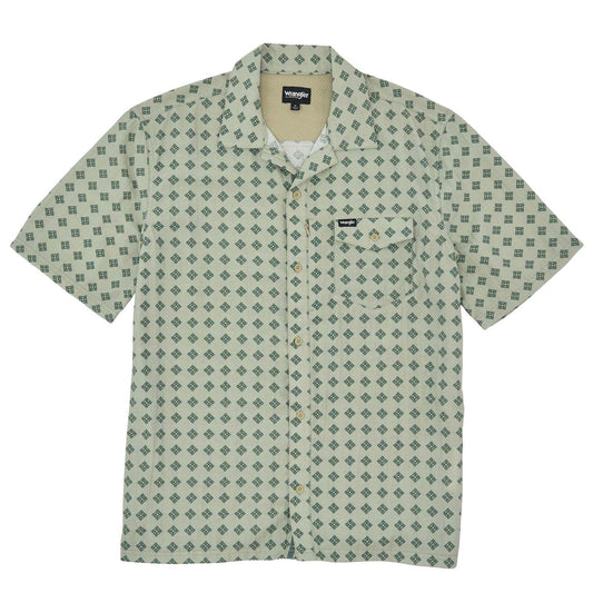 ATG -x- Wrangler® Short Sleeve Clean Snap Shirt - White Owl Creek Boutique