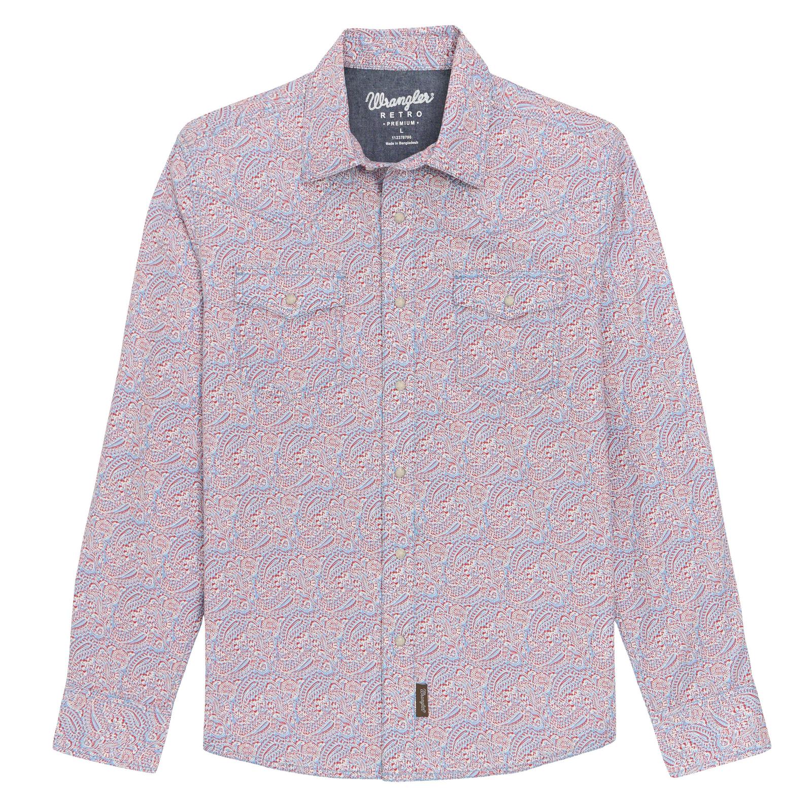 Wrangler Retro® Premium Long Sleeve Snap Shirt - White Owl Creek Boutique