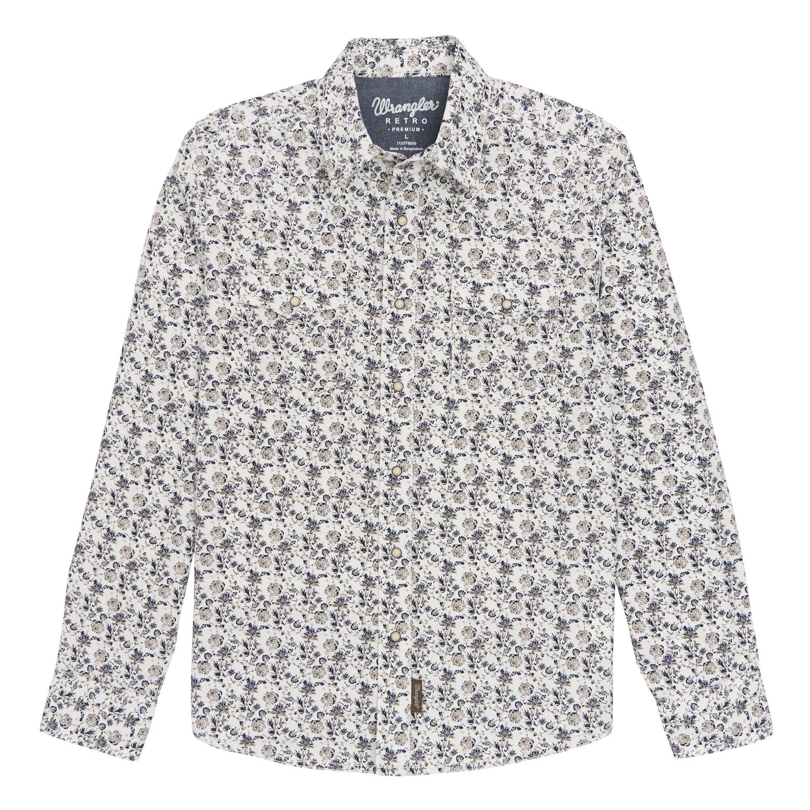 Wrangler Retro® Premium Long Sleeve Snap Shirt - White Owl Creek Boutique