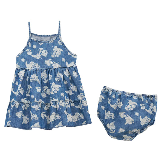 Wrangler® Baby Girl Dress - White Owl Creek Boutique