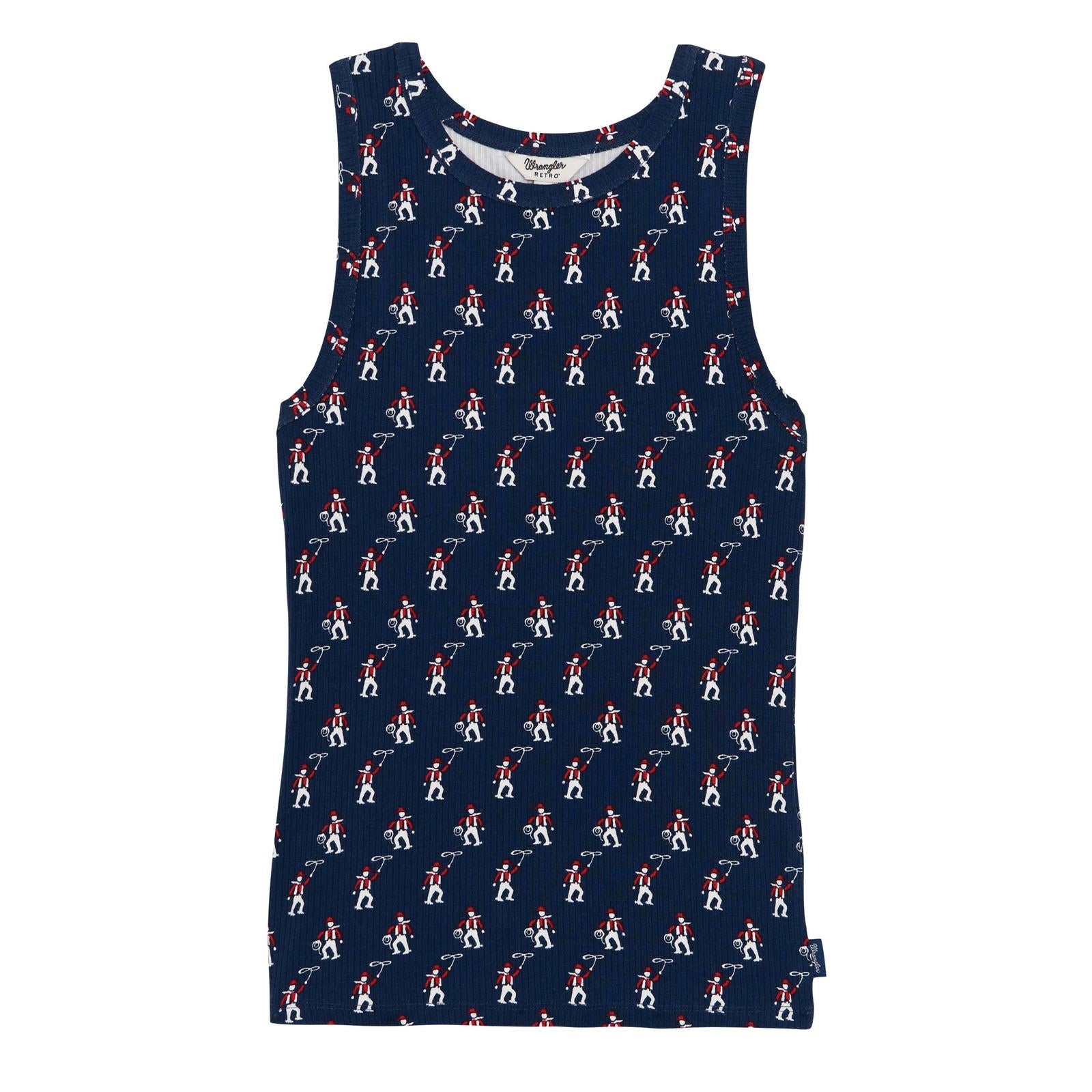 Wrangler Retro® Americana Tank - Blue - White Owl Creek Boutique