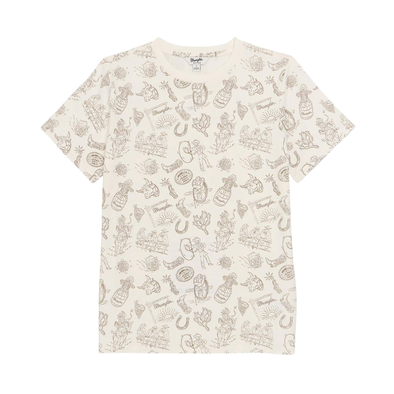 Wrangler Retro® Punchy Knit Tee - Cream - 112379509 - White Owl Creek Boutique