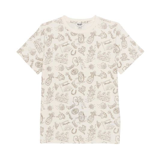 Wrangler Retro® Punchy Knit Tee - Cream - 112379509 - White Owl Creek Boutique