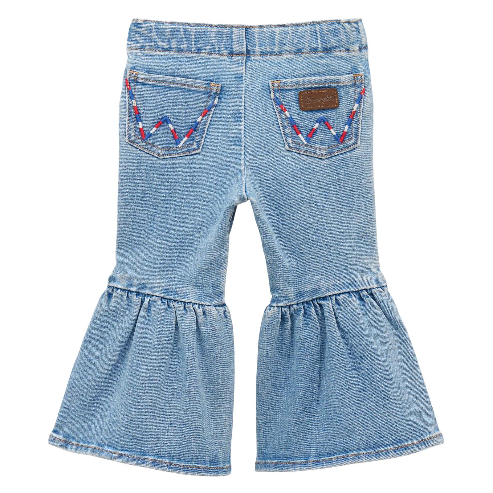 Wrangler® Baby Girl Flare -Jean - White Owl Creek Boutique