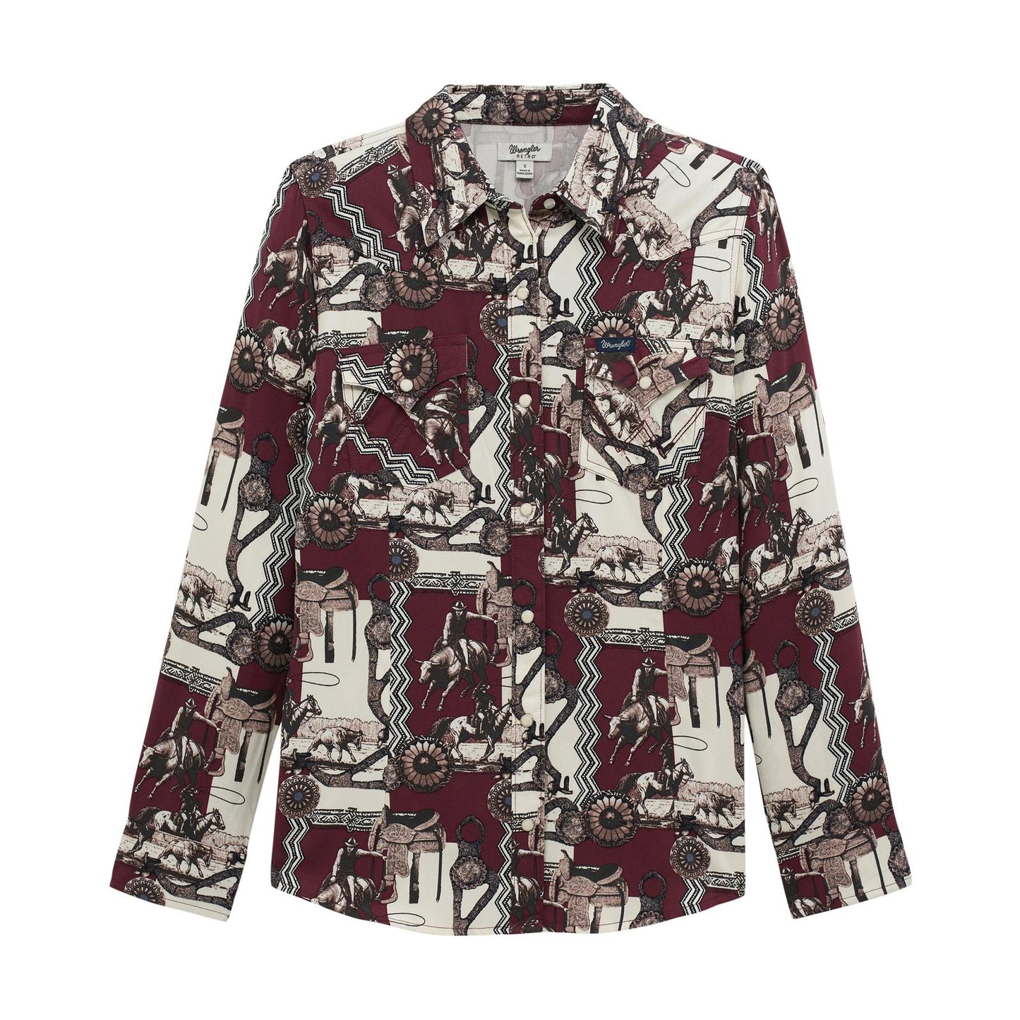 Wrangler Retro® Punchy Western Dress Snap Shirt