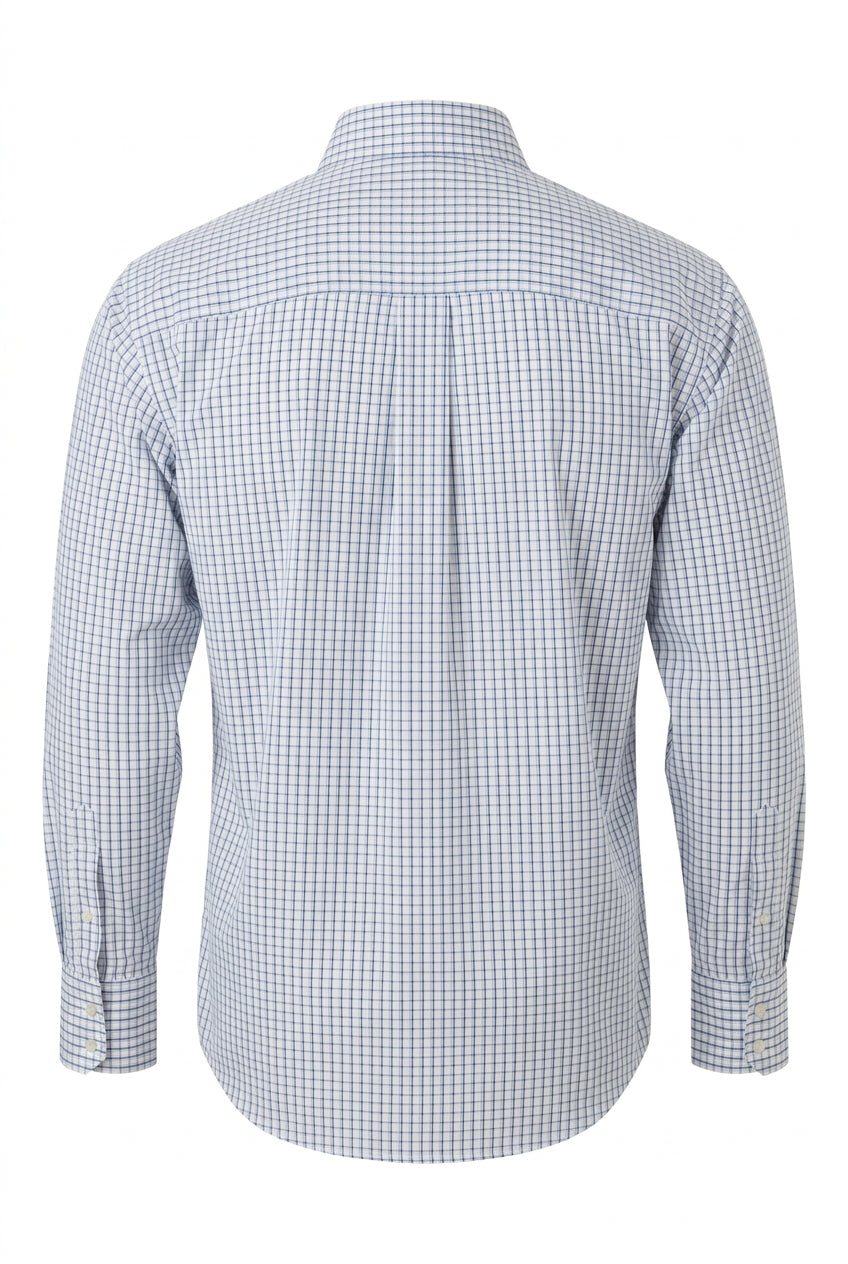 Wrangler® George Strait Stretch Shirt – Blue/White