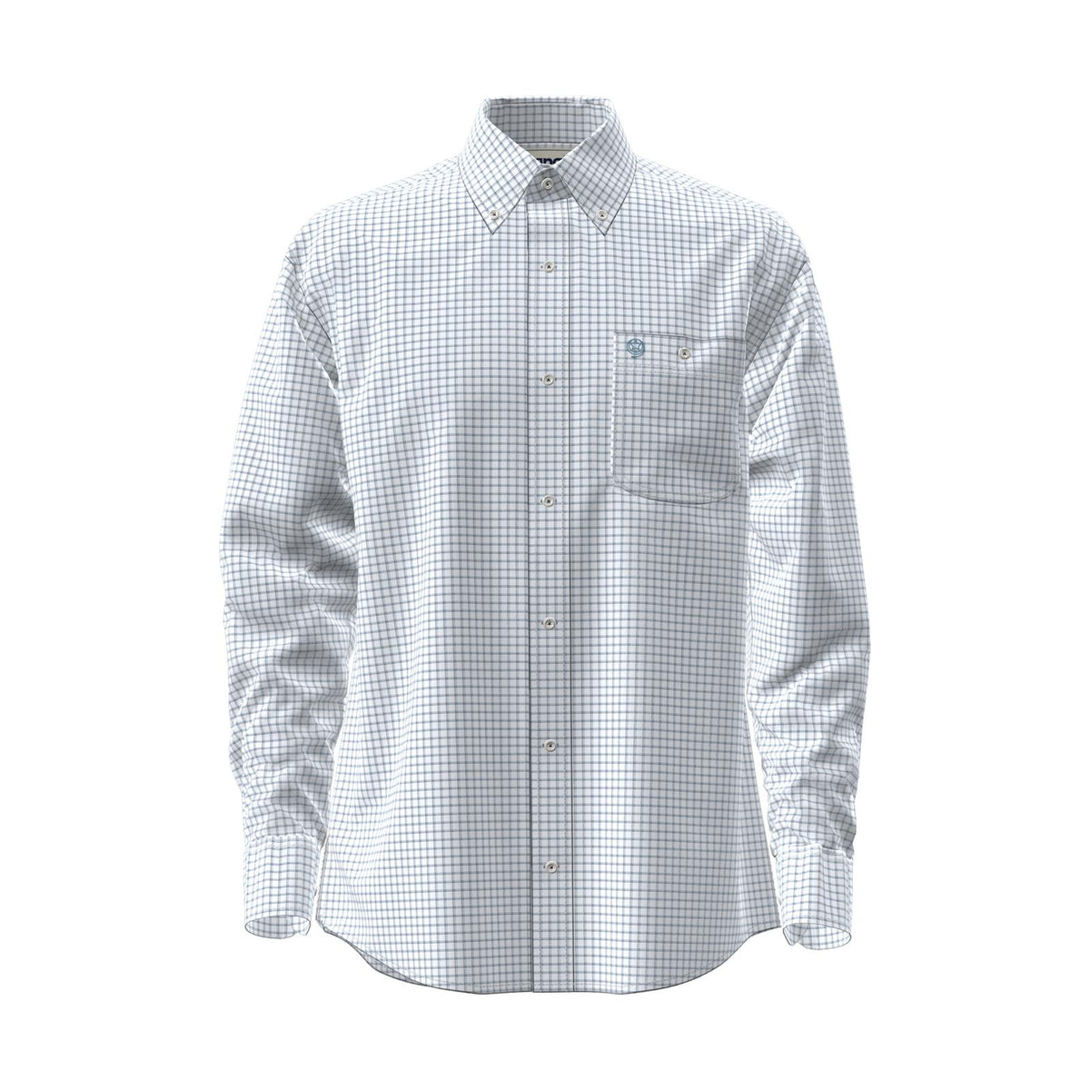 Wrangler® George Strait Stretch Shirt – Blue/White