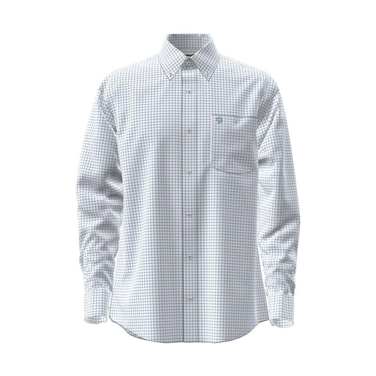 Wrangler® George Strait Stretch Shirt – Blue/White