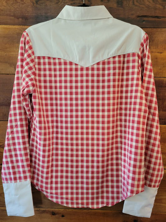 Gingham Embroidery Cowboy