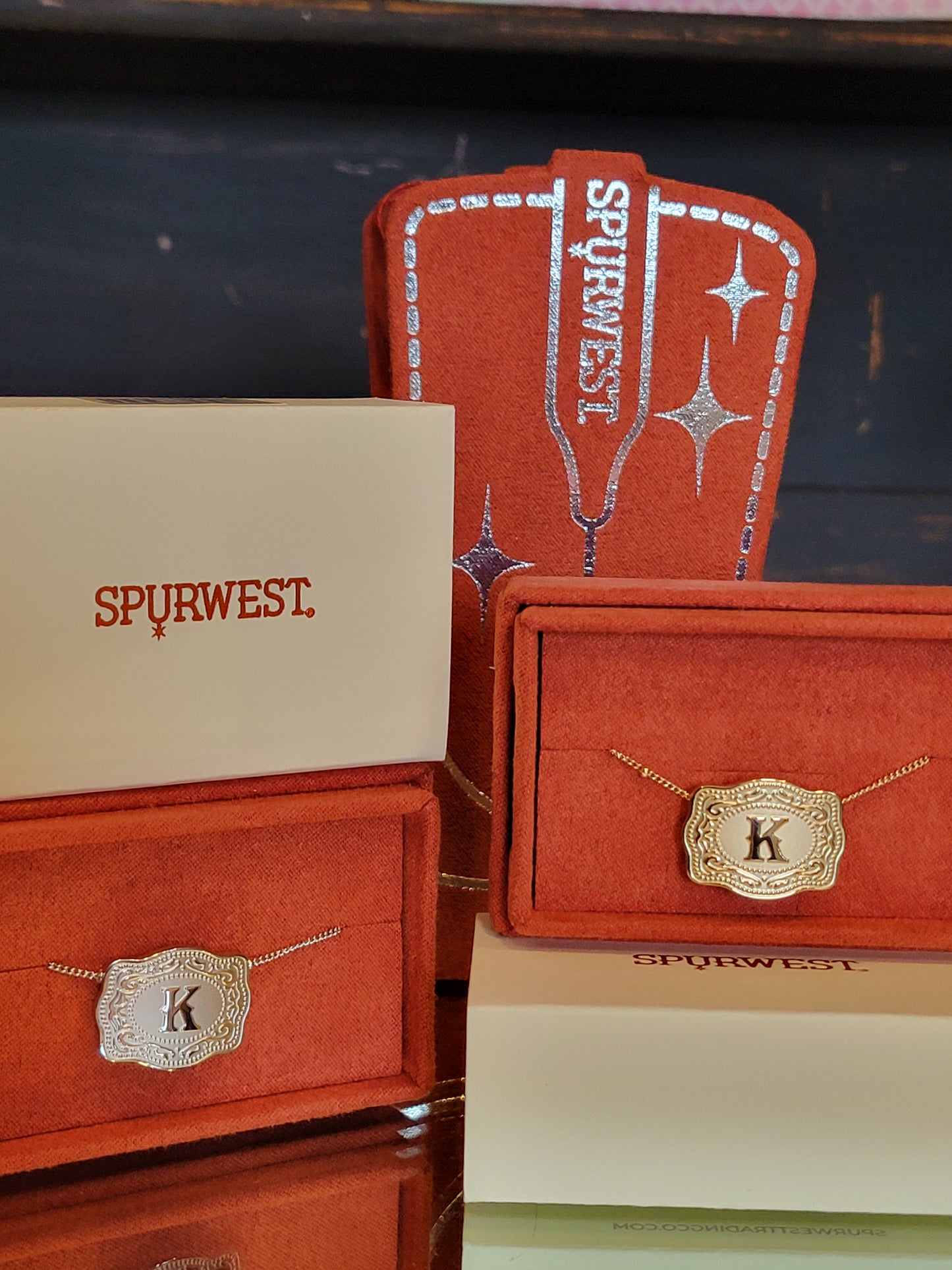 Mini Belt Buckle Necklace - White Owl Creek Boutique