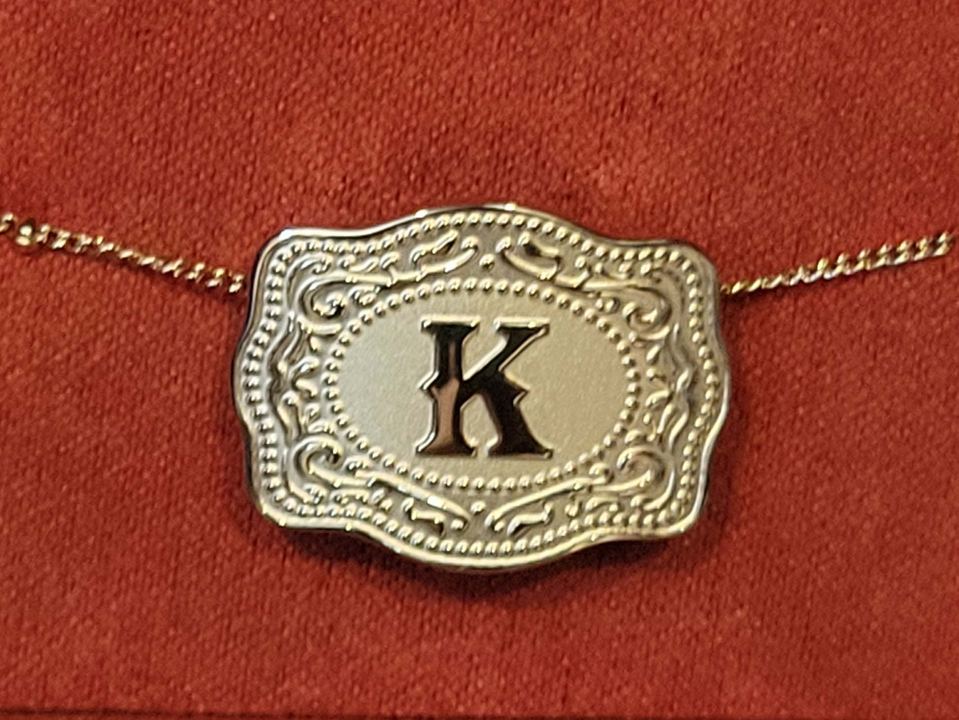 Mini Belt Buckle Necklace - White Owl Creek Boutique