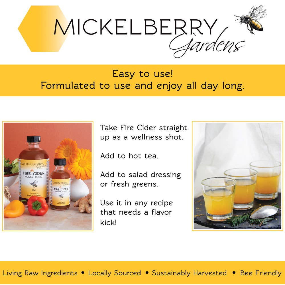 Fire Cider Honey Tonic - White Owl Creek Boutique