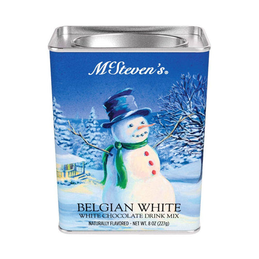 White Christmas Belgian White Hot Chocolate (8oz Tins)