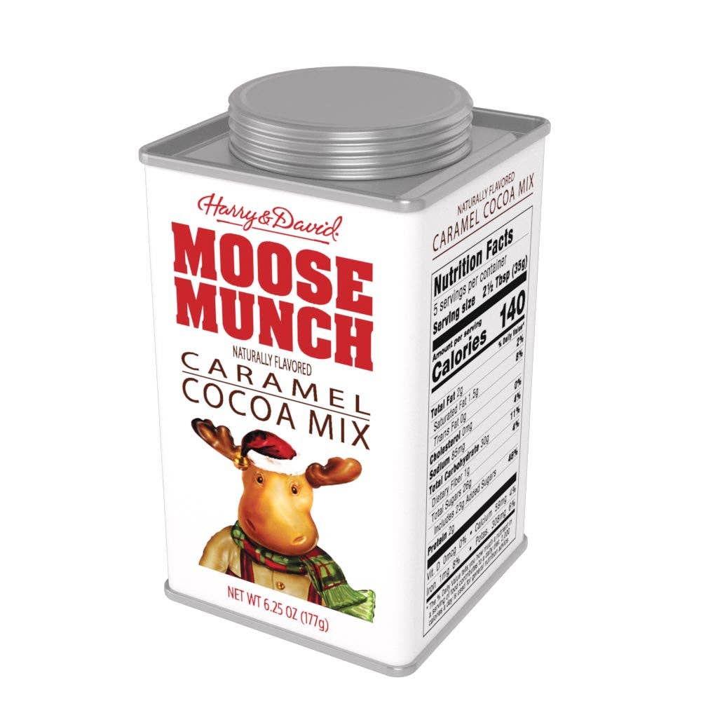 H&D® Holiday Moose Munch Caramel Cocoa (6.25oz Tins)