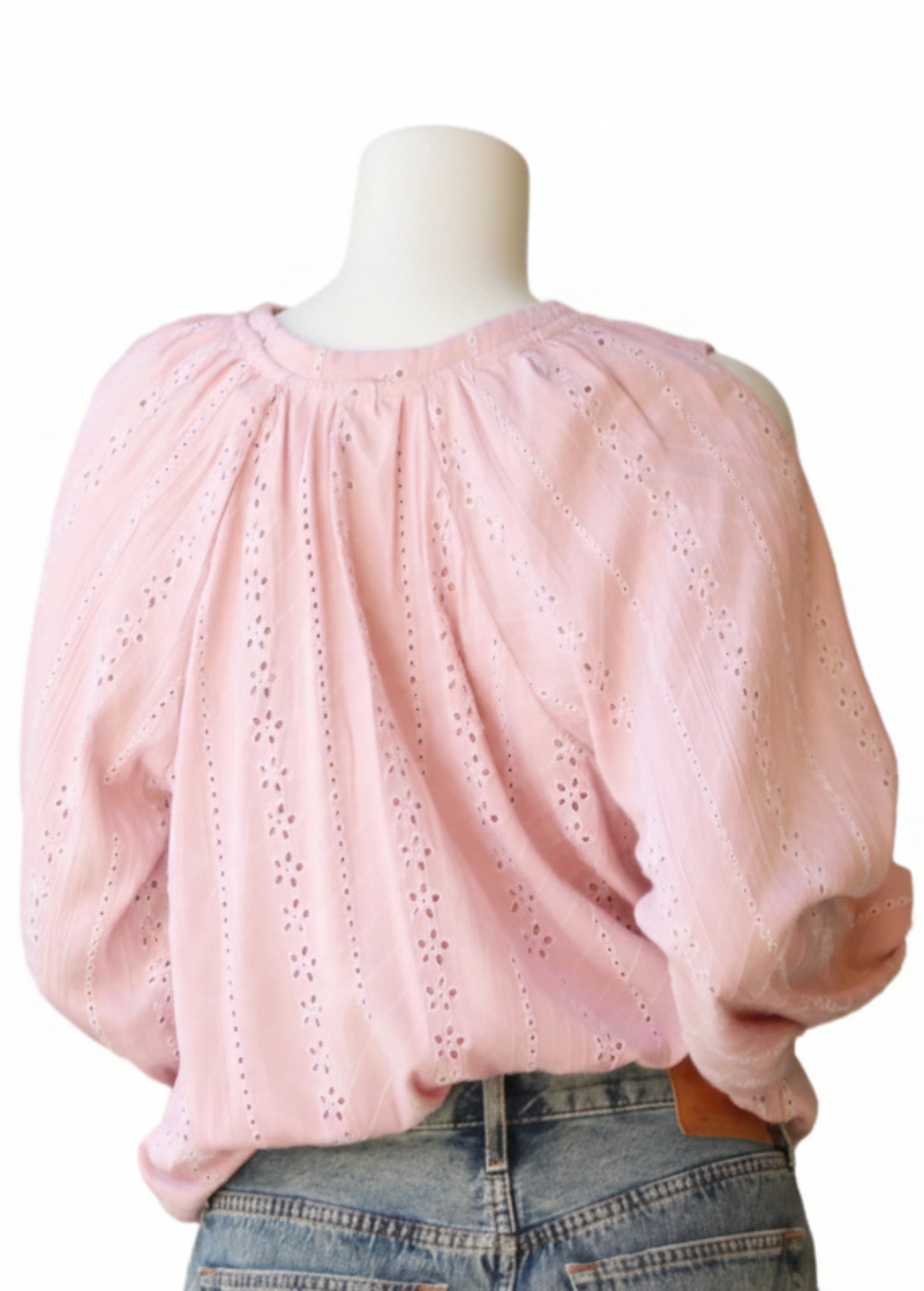 Sweet Eyelet top back View