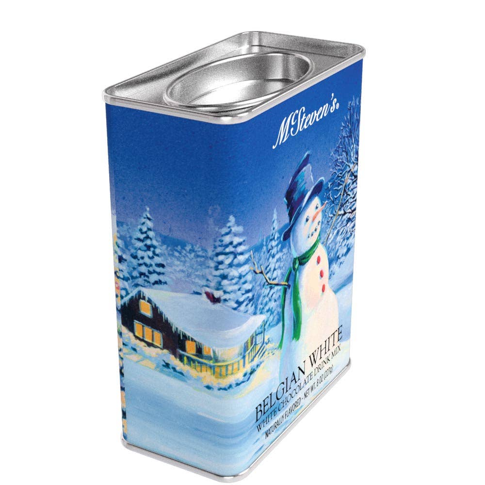 White Christmas Belgian White Hot Chocolate (8oz Tins)