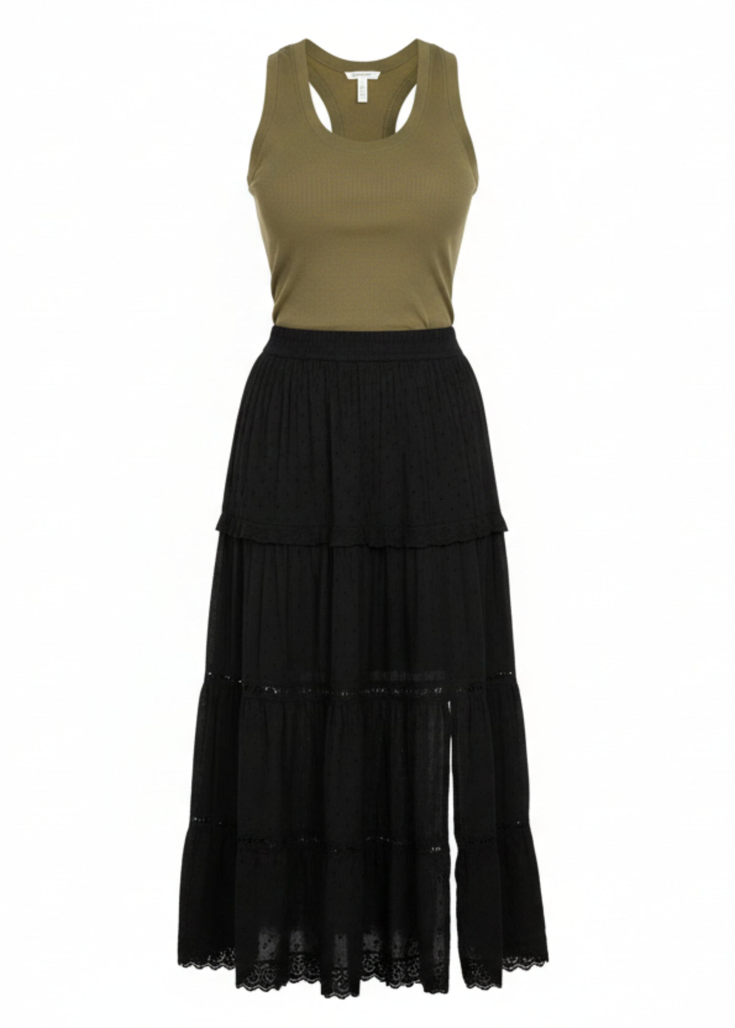 Black Eyelet skirt