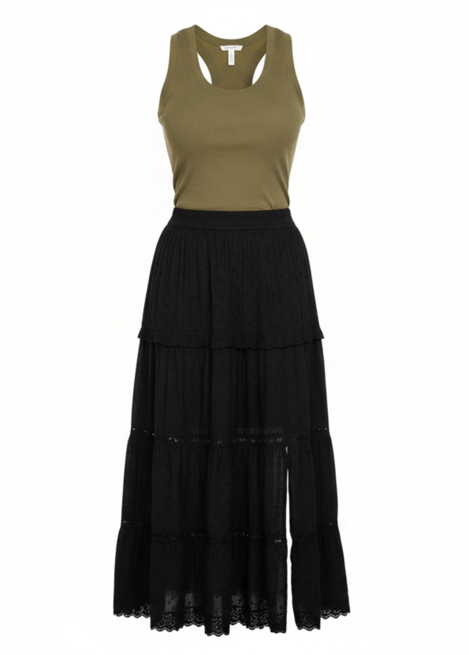 Black Eyelet skirt