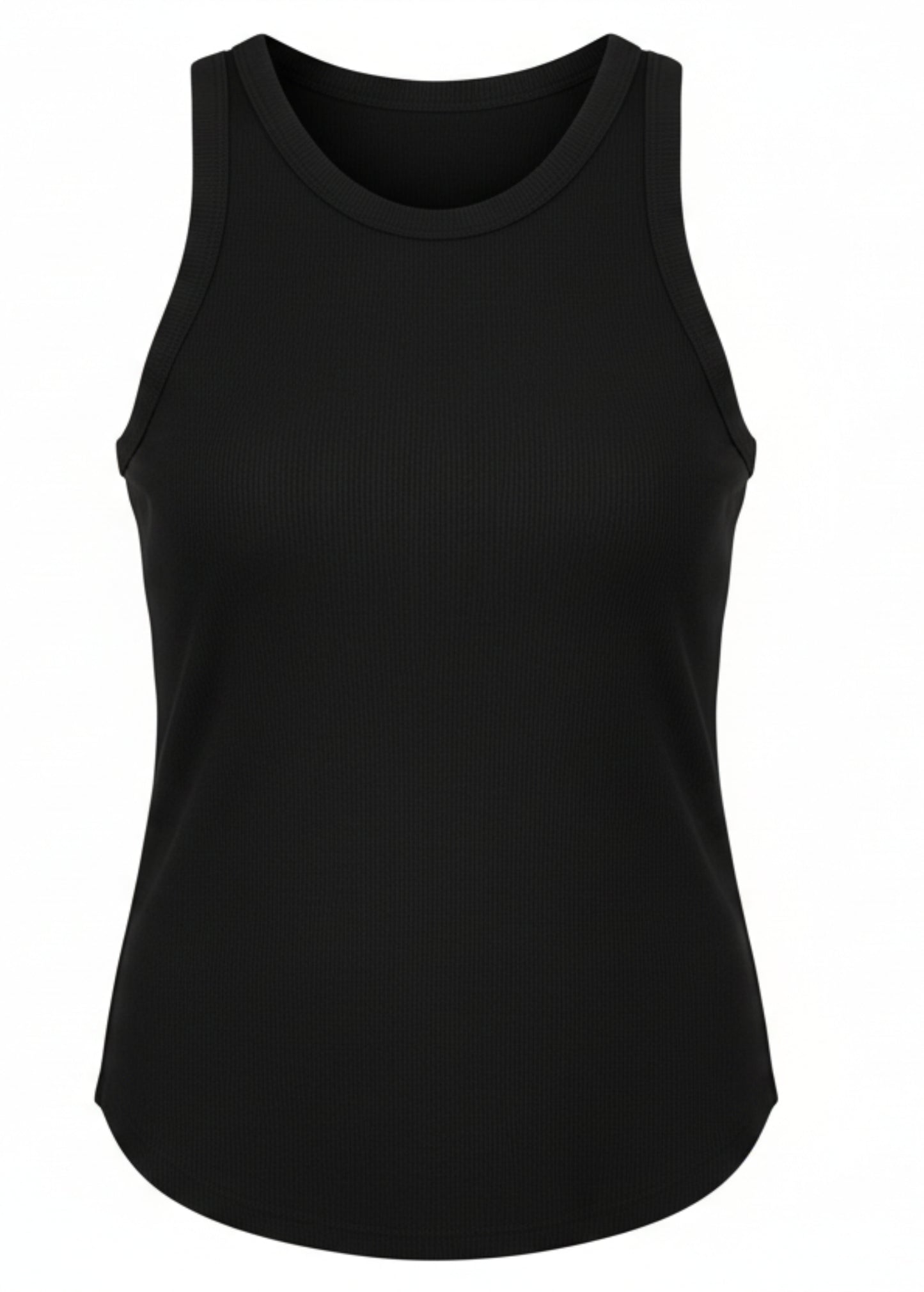  a black tank top 