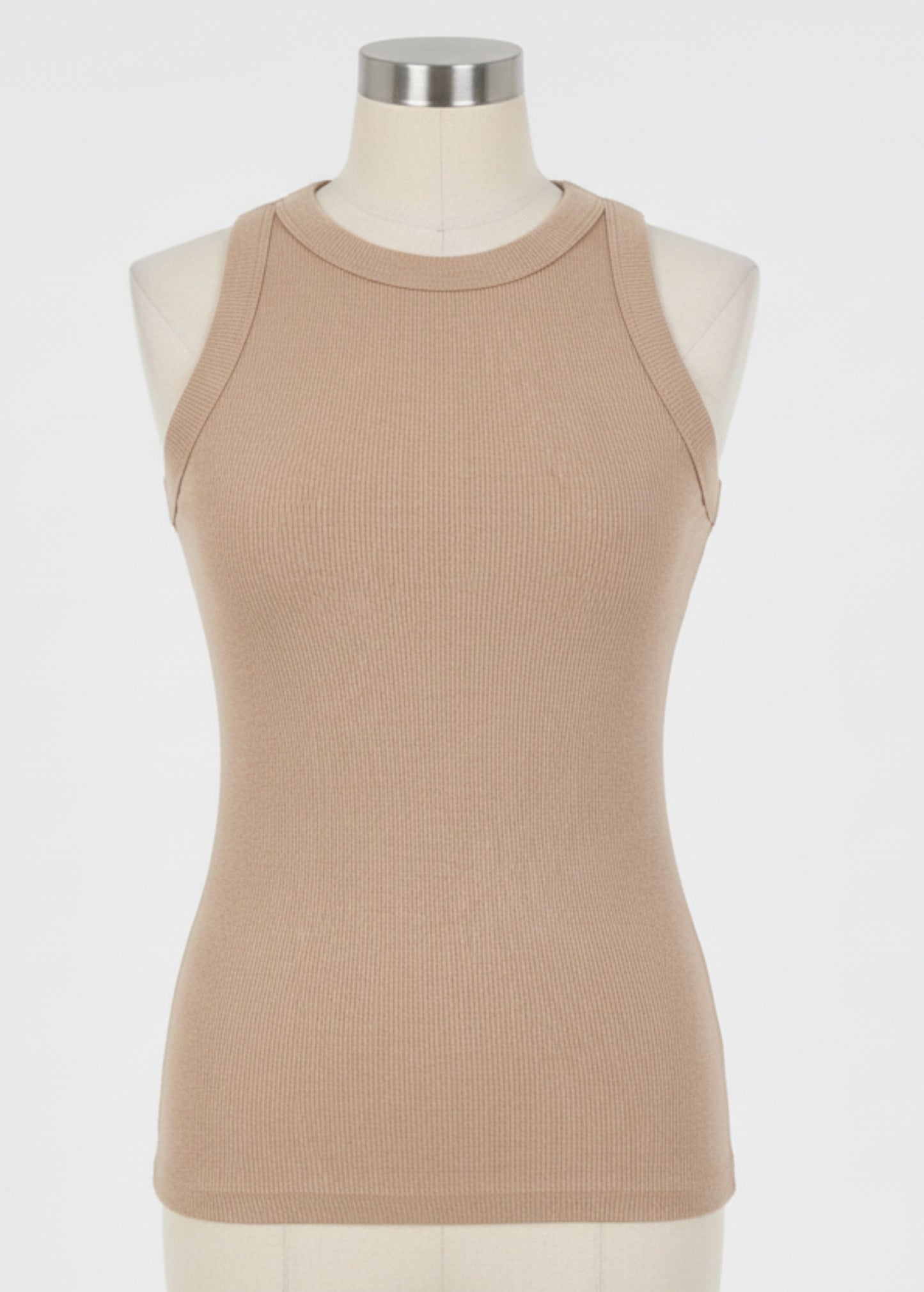 a beige tank top 