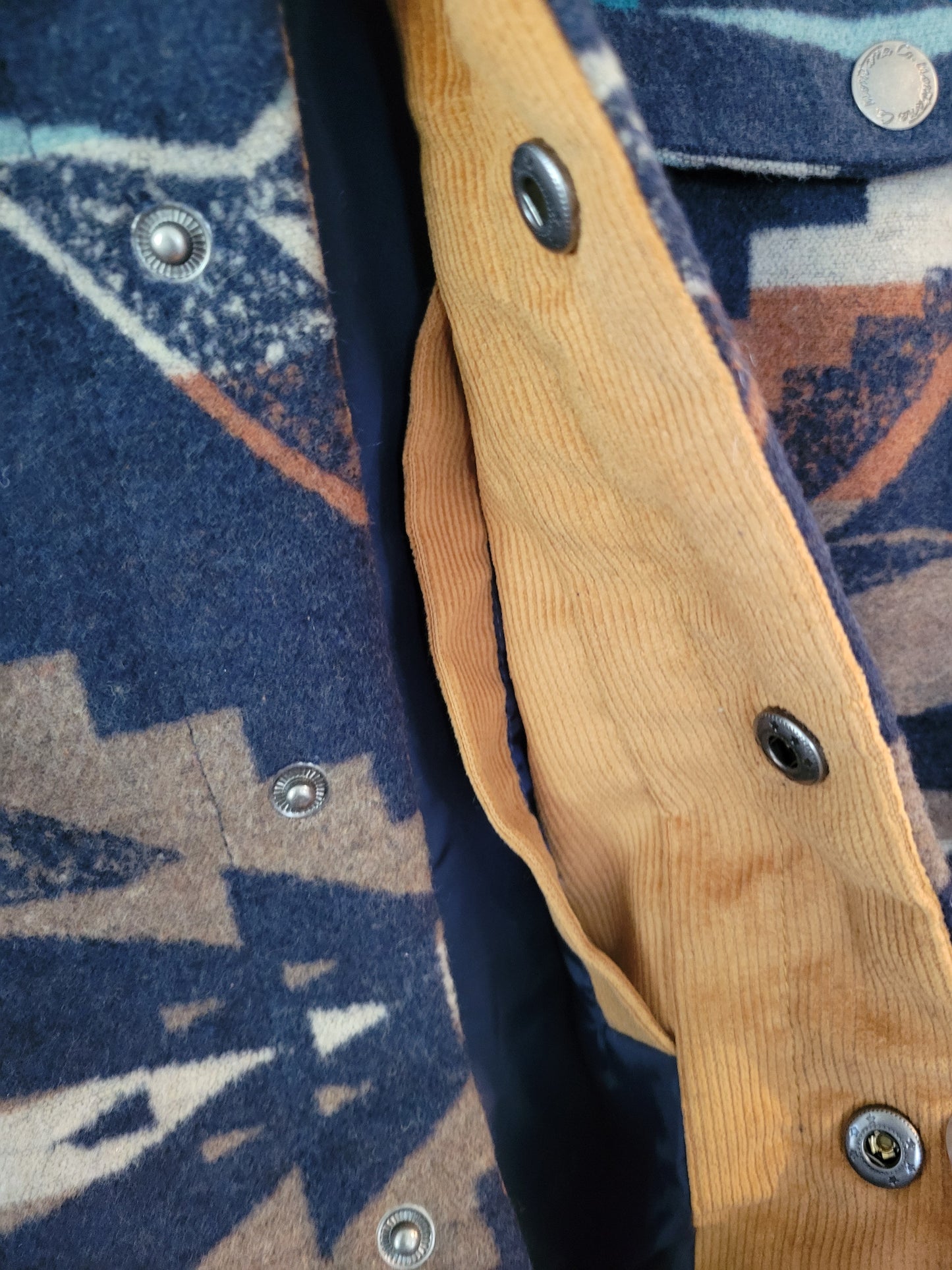 Shirt Jacket Corduroy Trim