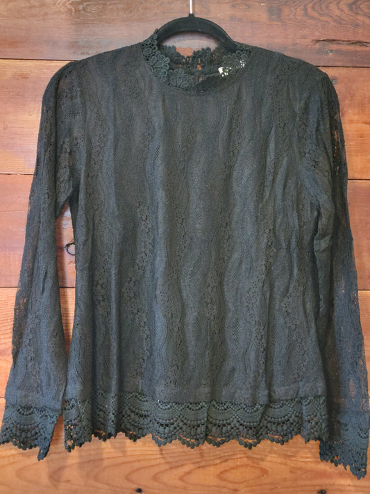 Black Lace Top