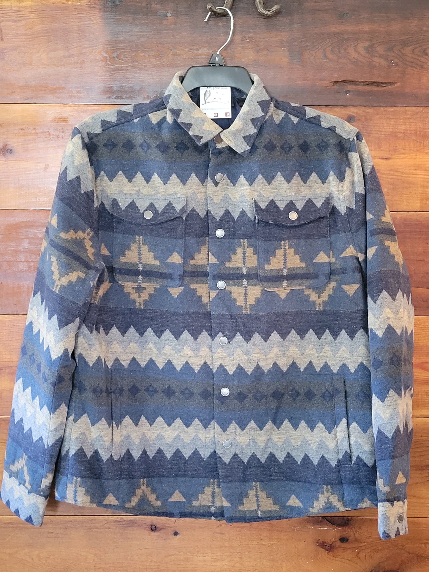 Shirt Jacket Corduroy Trim