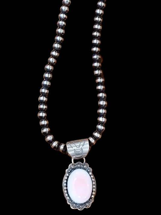 Pink Conch Pearls 8MM 17"