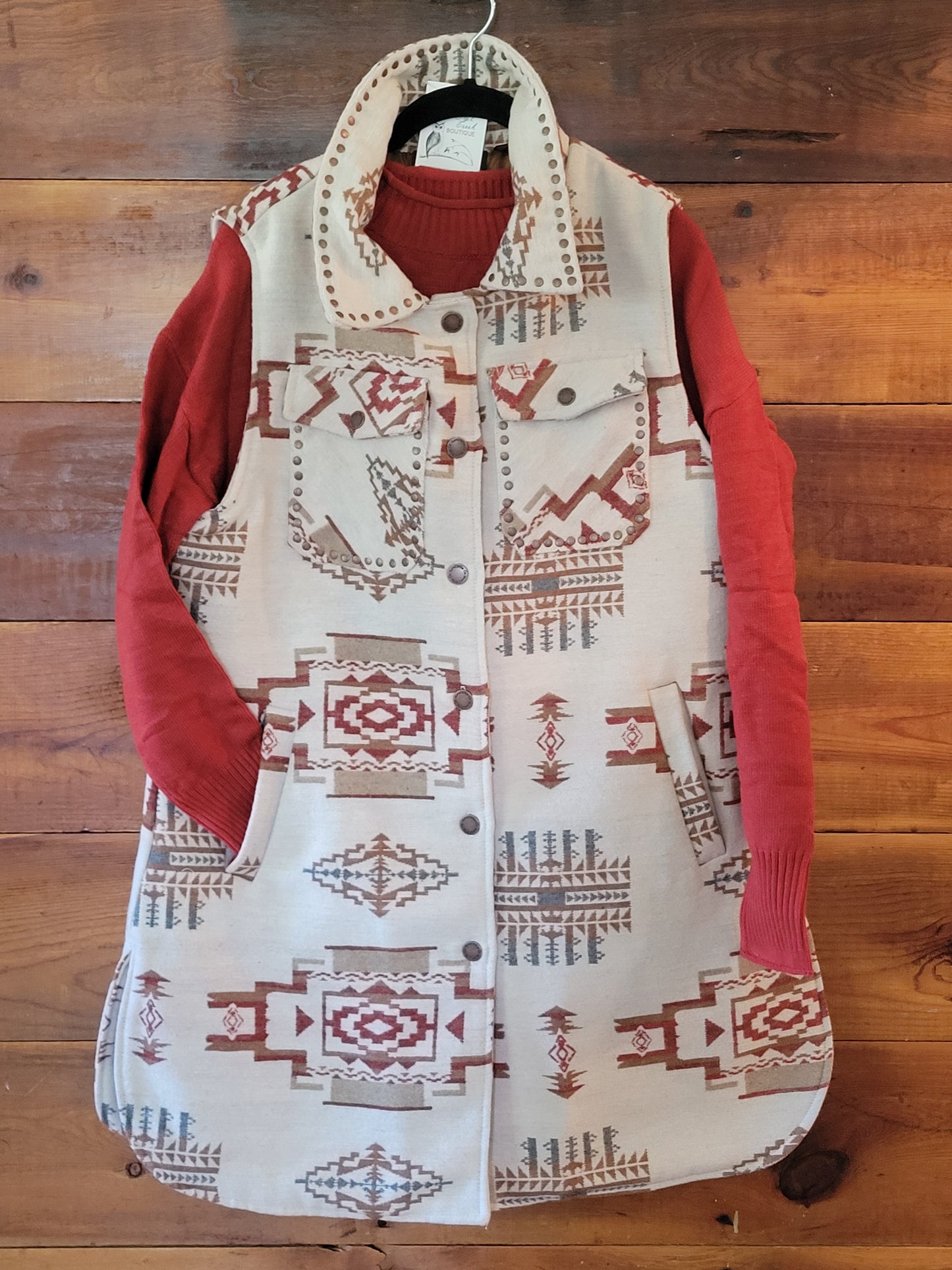 Stud Collar Vest