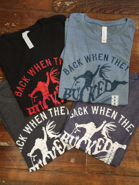 Back When They Bucked Ladies T-Shirt