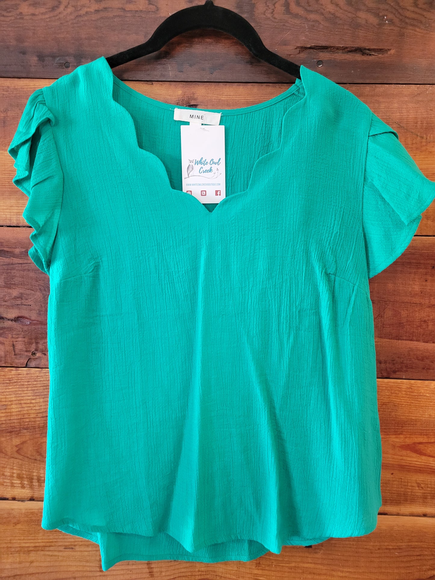 Scallop Tulip Blouse