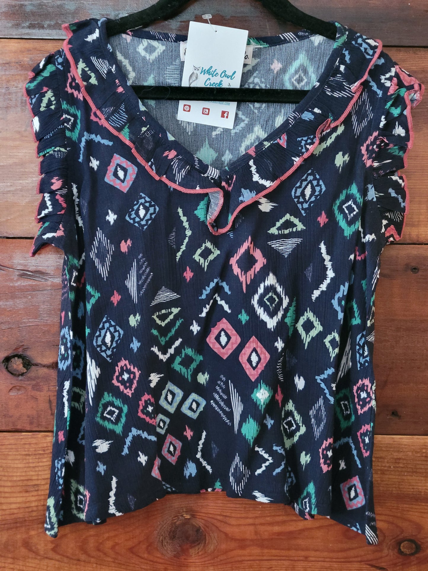 Cowgirl Flutter Vneck