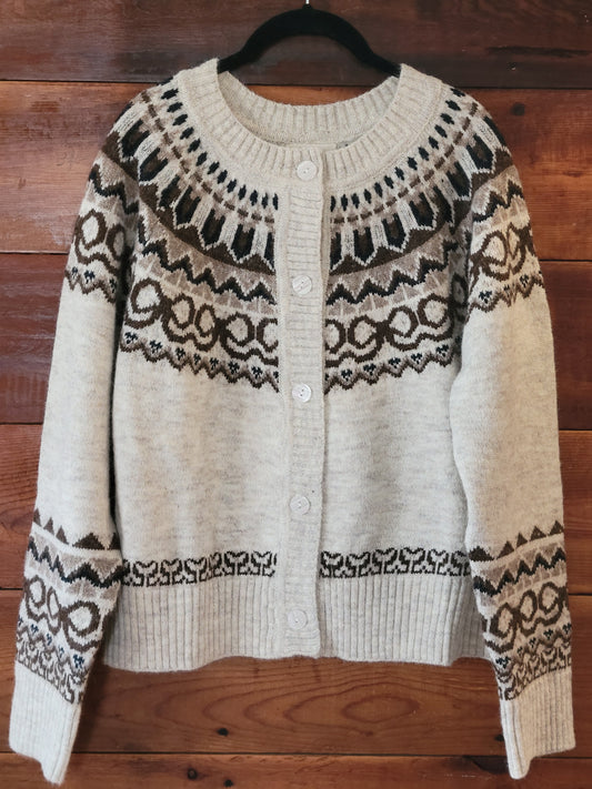 Oatmeal Bow Cardigan