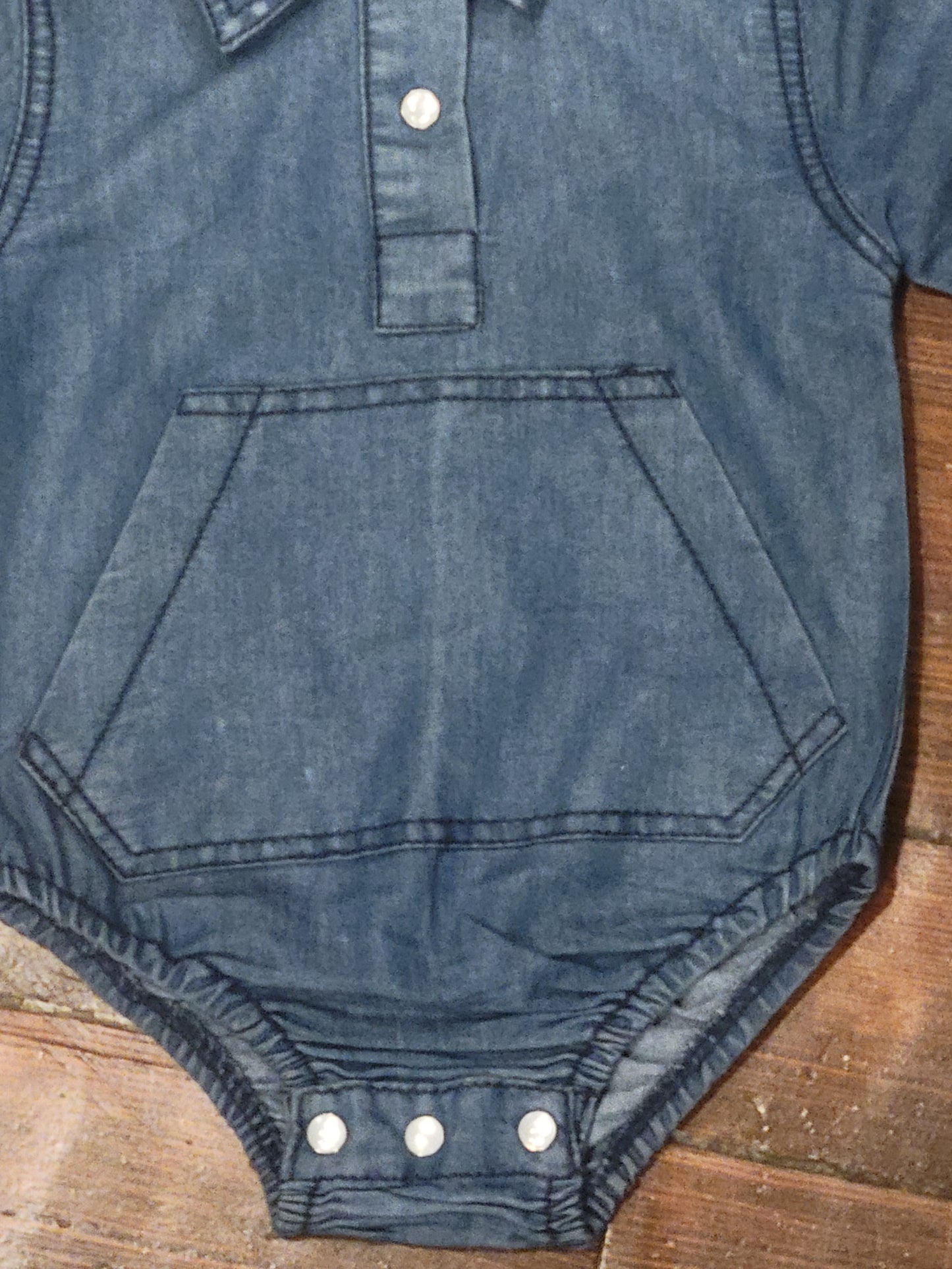 Denim Pocket Onsie