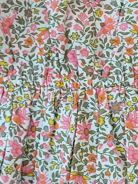Girls Ditsy Floral Dress - White Owl Creek Boutique