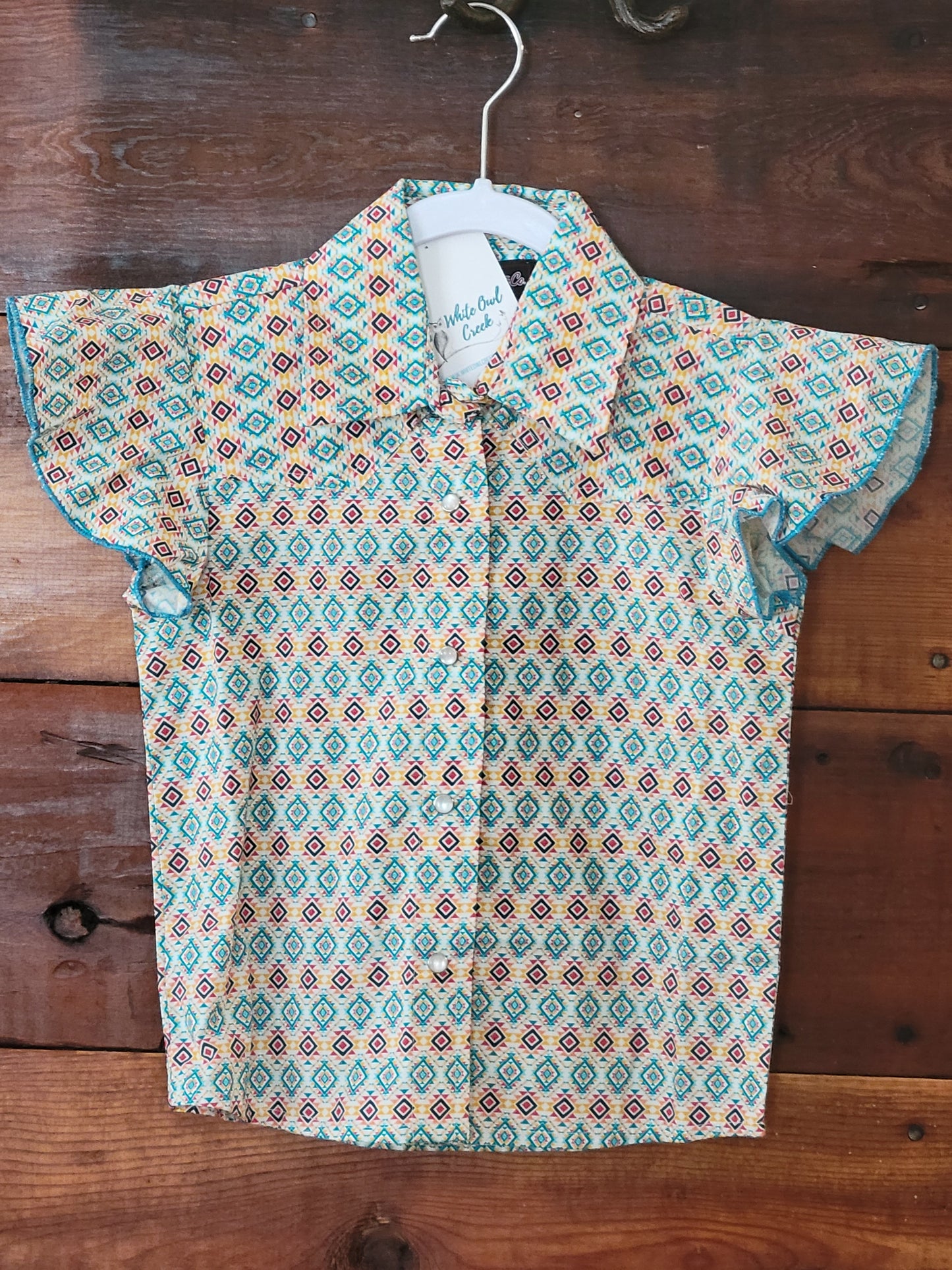 Cowgirl Flutter Sleeve Top