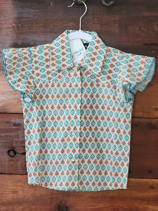 Cowgirl Flutter Sleeve Top