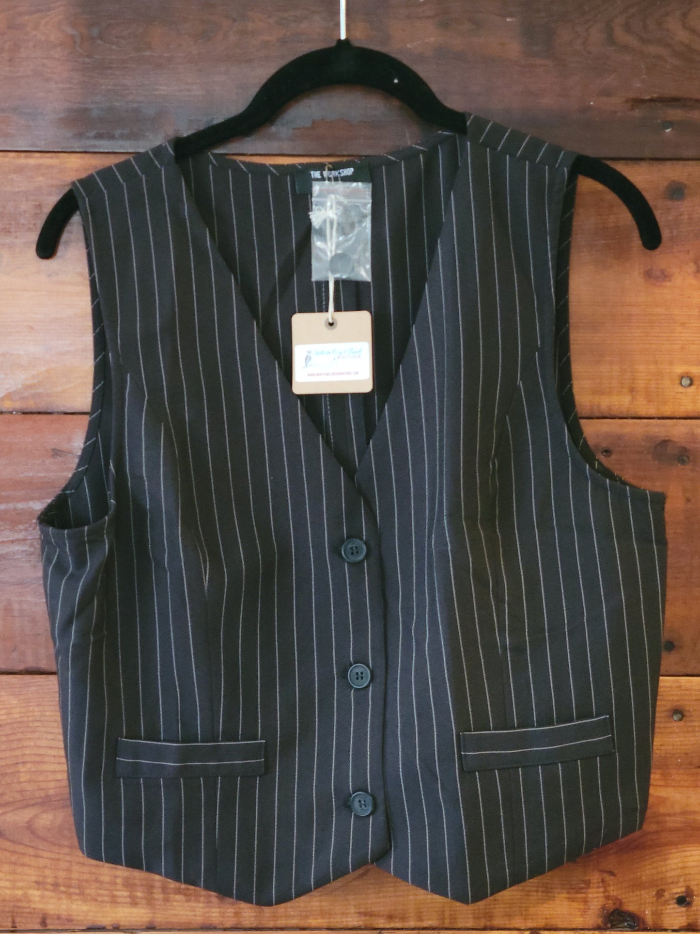 Pinstripe Vest