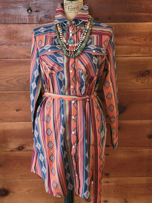 Aztec Shirt Dress
