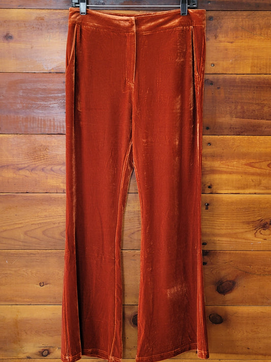 Velvet Flare Trouser