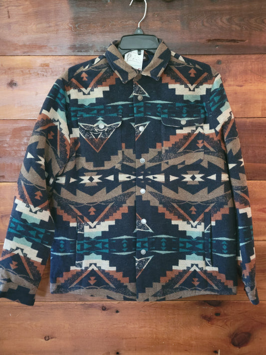 Shirt Jacket Corduroy Trim