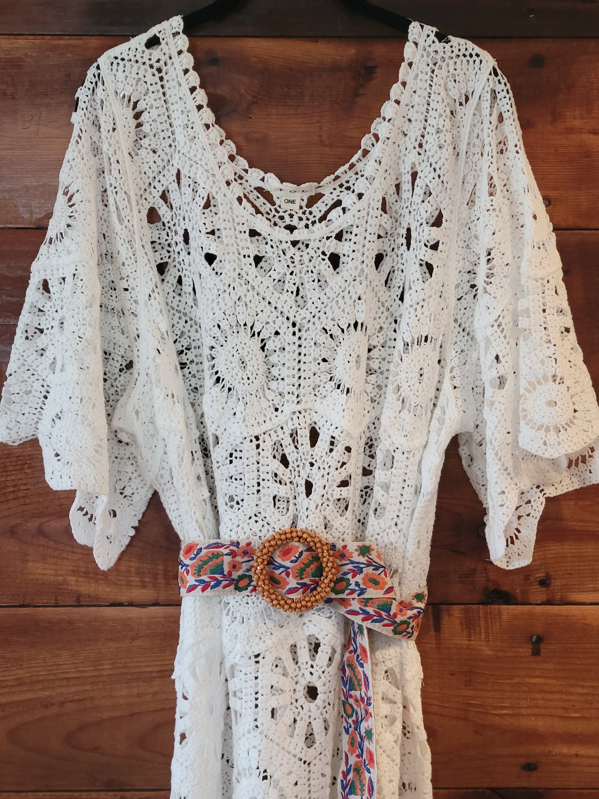 cotton on crochet dress Cotton Crochet Stitch Dress Ivory