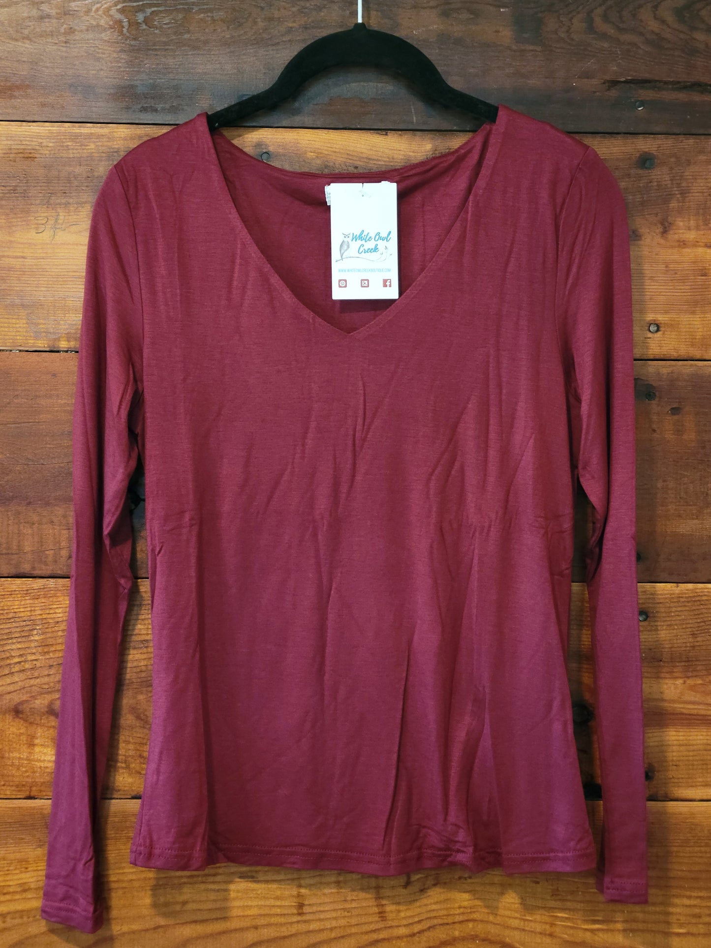 Long Sleeve V-Neck Tee