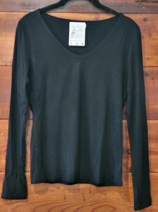 Long Sleeve V-Neck Tee