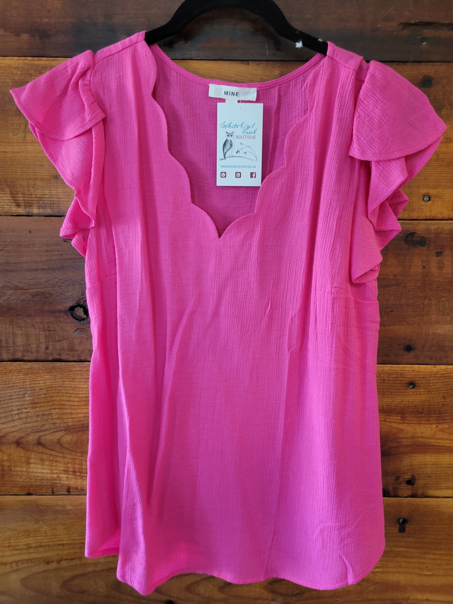 Scallop Tulip Blouse