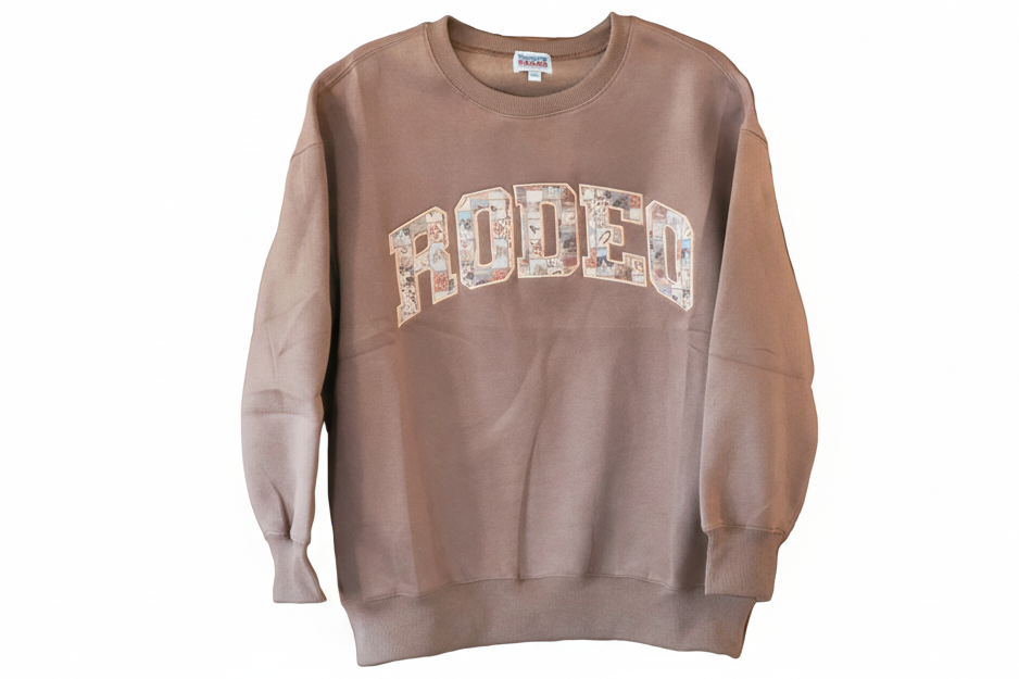 Brown Rodeo Sweatshirt - White Owl Creek Boutique