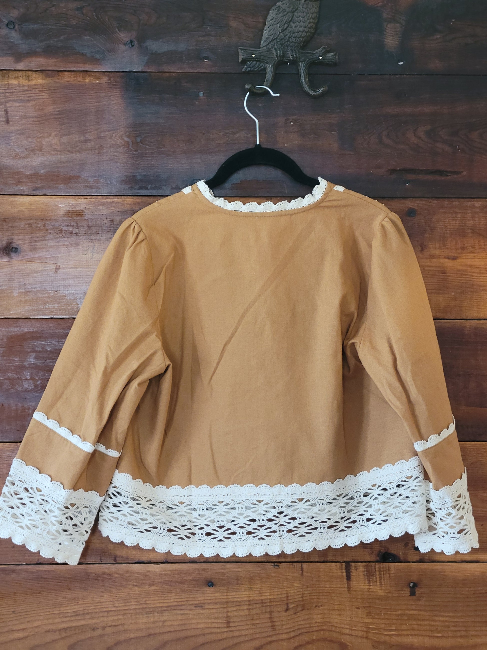 Floral Embroidery Crochet Trim Top - White Owl Creek Boutique
