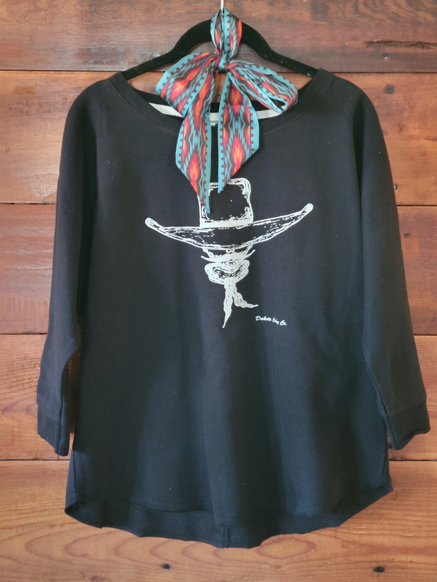 Hickory Black Sweatshirt - White Owl Creek Boutique