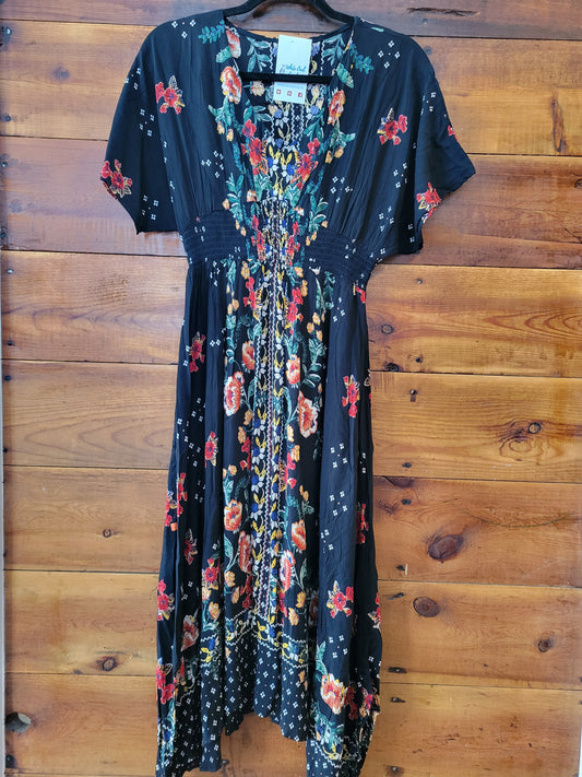 Black Floral Dress