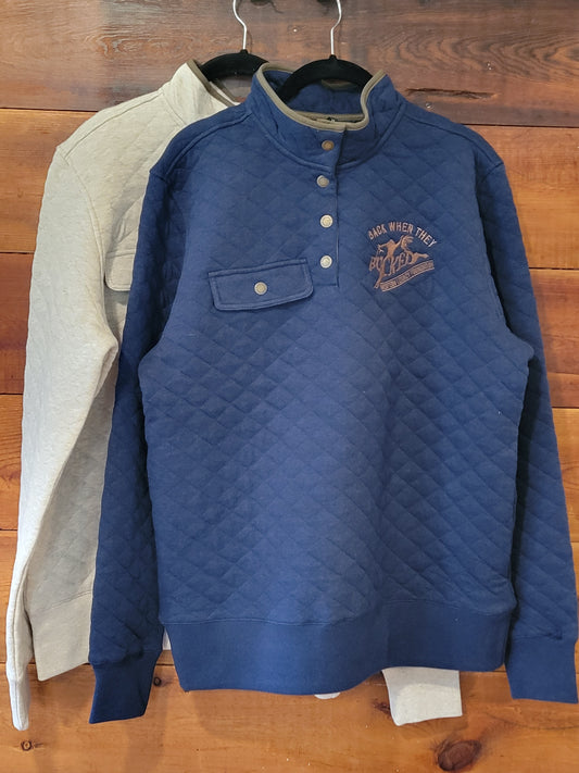 BWTB Snap Quilted Pullover